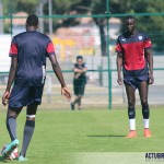 Lamine Sané/Cheick Diabaté (de dos)