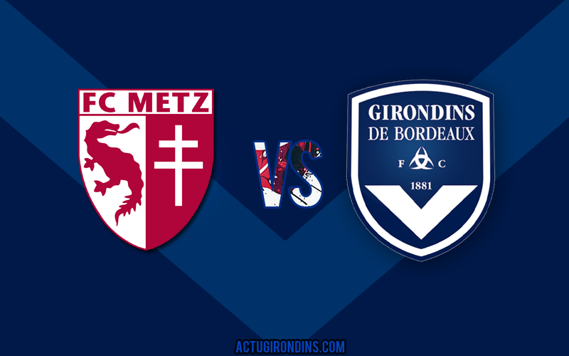 Affiche Metz vs Bordeaux (logos)