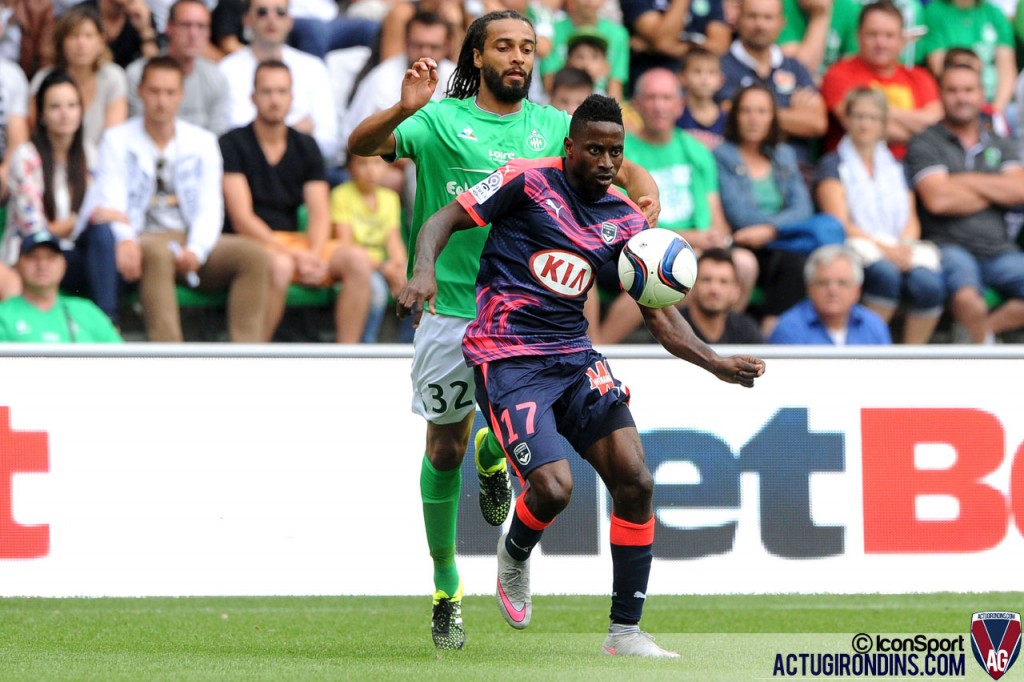 Andre BIYOGO POKO (15.08.2015 - Saint Etienne / Bordeaux - 2e journee Ligue 1)