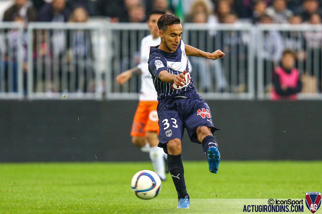 Adam Ounas - (18.10.2015 - Bordeaux / Montpellier - 10eme journee de Ligue1)